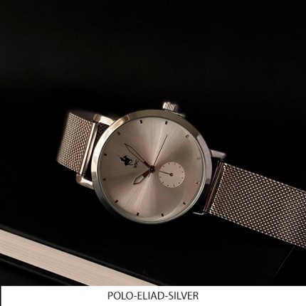 Reloj Polo Eliad Silver
