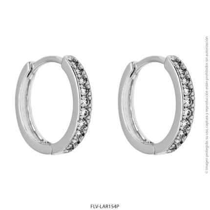 Aro Forever Love Plateado LAR154P