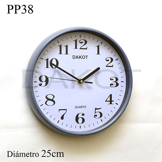 DA-PP38-GR.jpg Reloj de Pared Dakot PP38 - Imagen 1