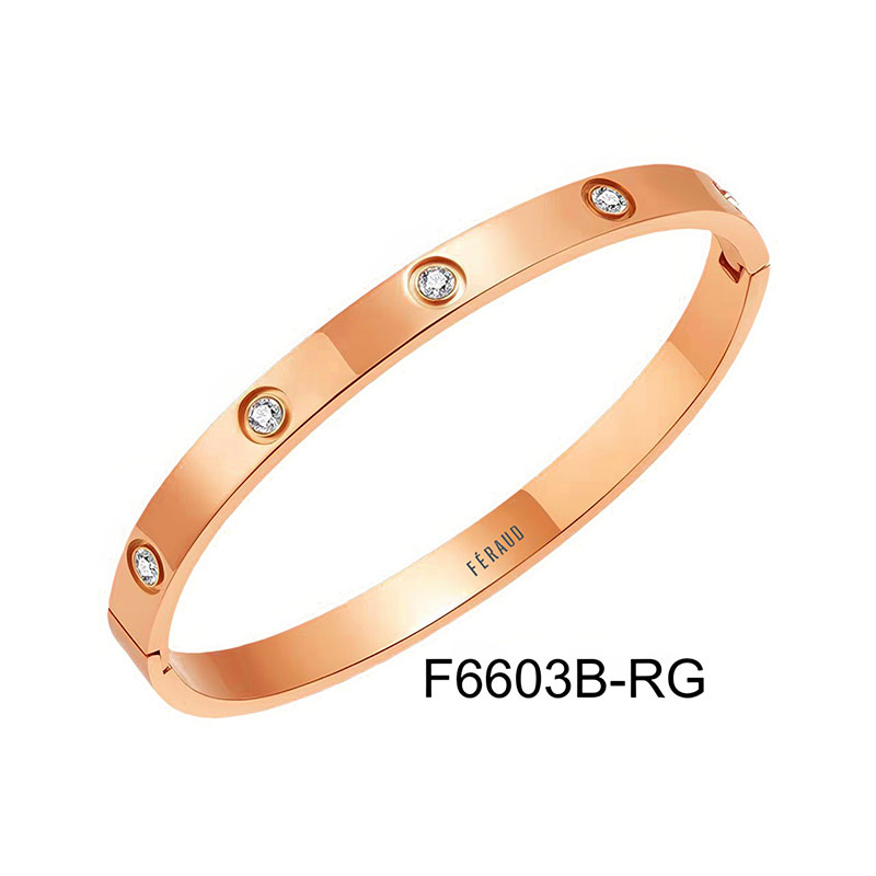 F6603B-RG.jpg Esclava de Acero Feraud F6603B - Imagen 1