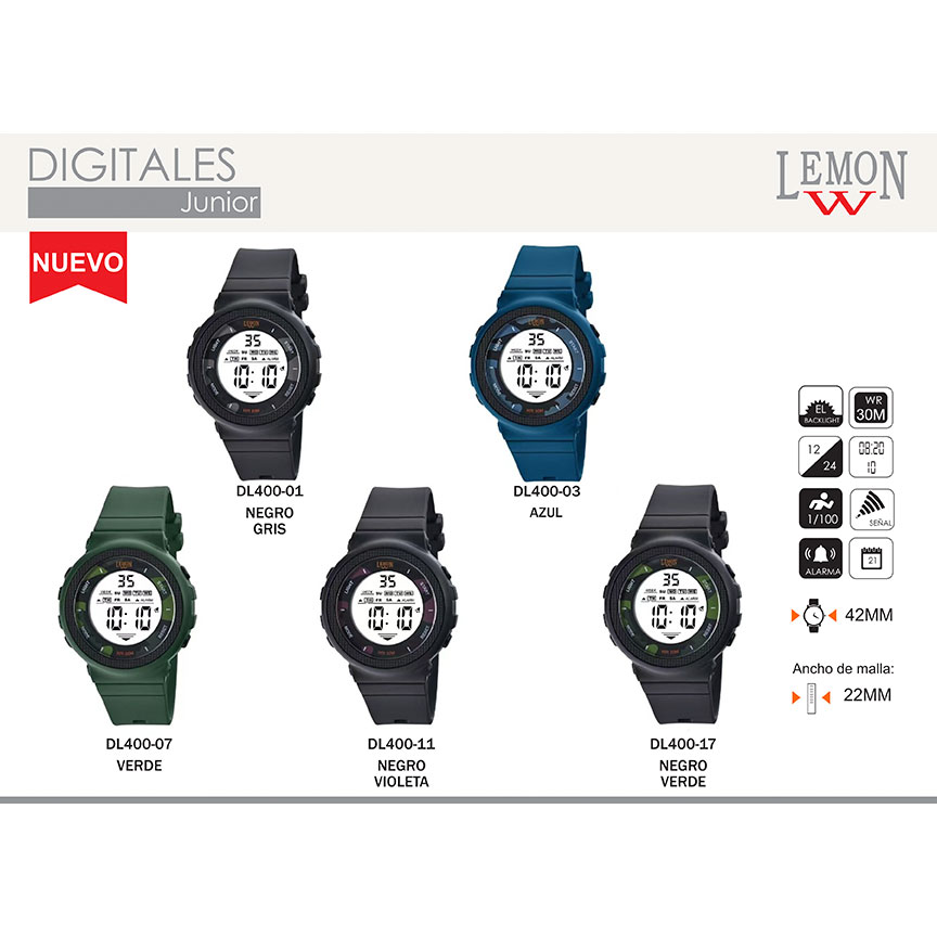 L-DL400.jpg Reloj Lemon DL400 (Hombre Junior) - Imagen 1