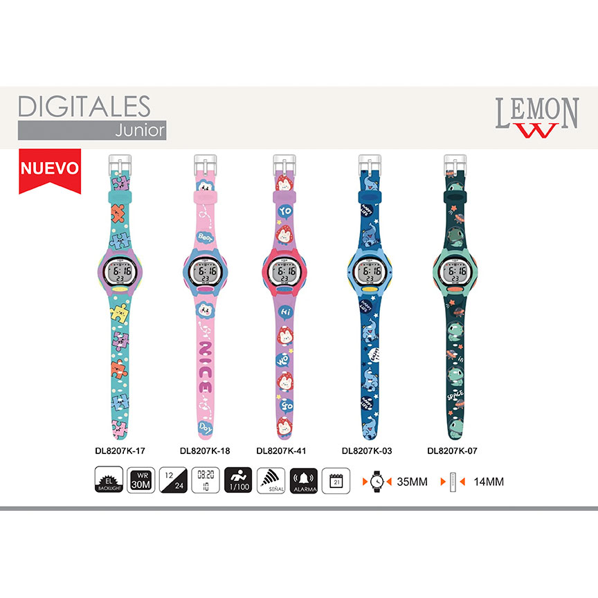L-DL8207K.jpg Reloj Lemon DL8207K (Infantil) - Imagen 1